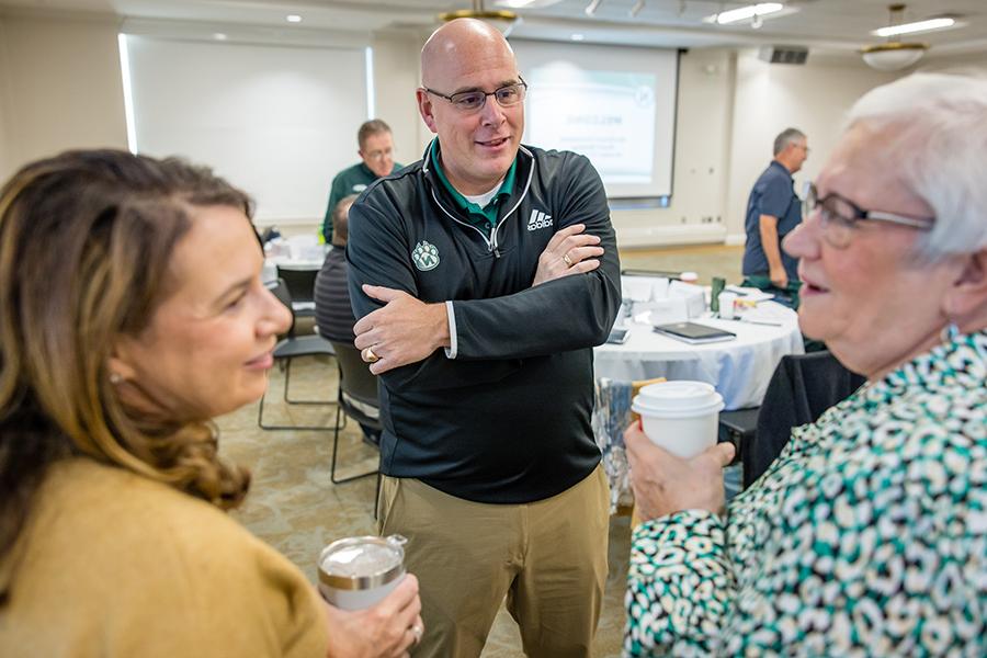 Ted began serving in July as president of the Northwest Foundation Board of Directors. (Photo by Todd Weddle/Northwest Missouri State University)